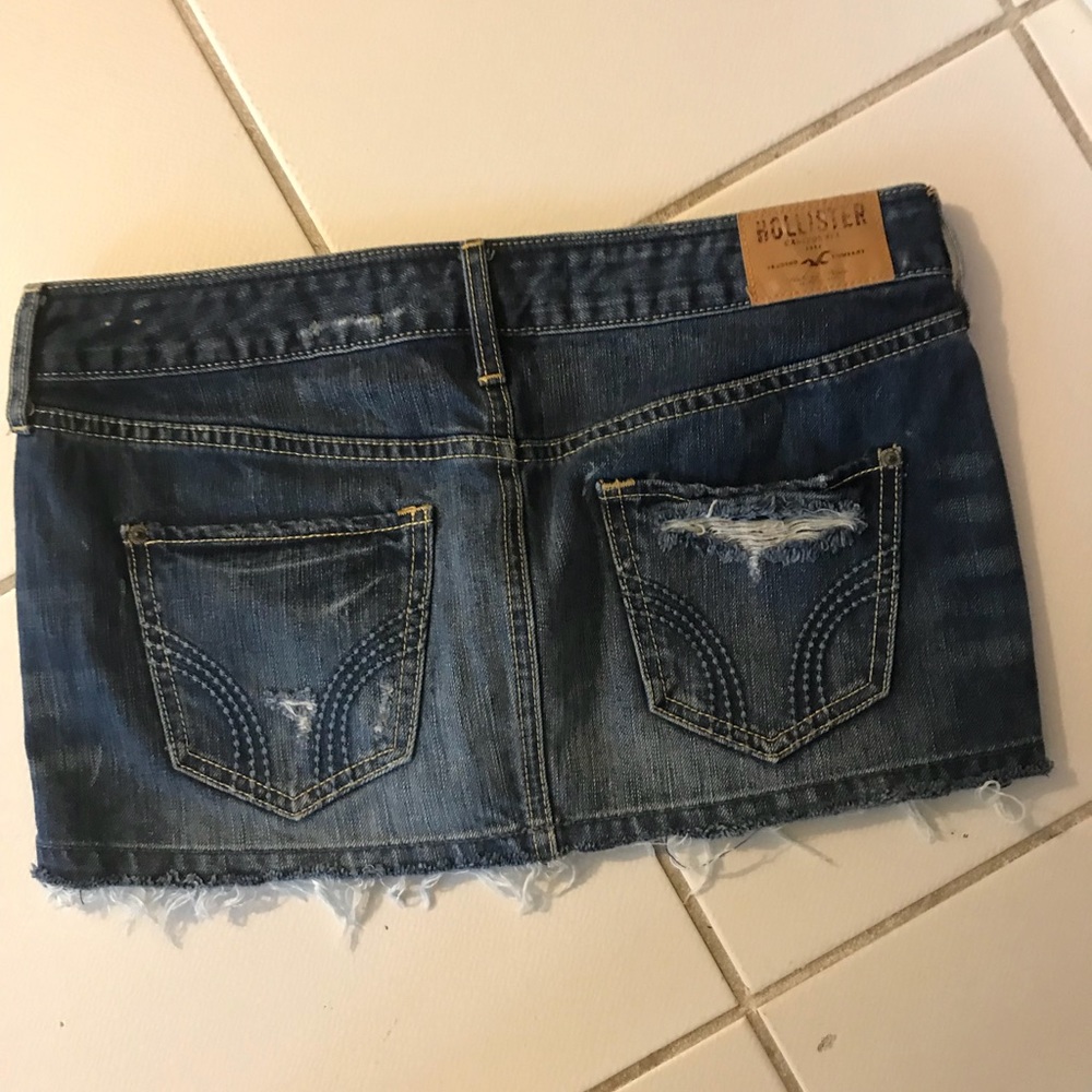 Holister jeans skirt